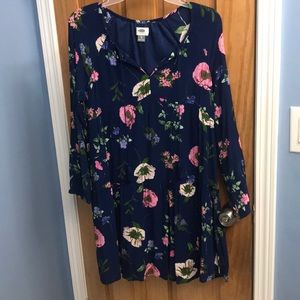 Spring floral tiered dress